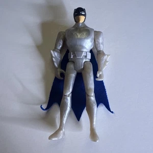 Batman Action Figur Silber Weiß Clear Suit Batman 4,5" Mattel 2017 - Bild 1 von 6