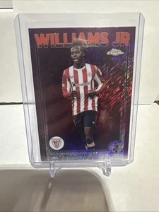2024/25 Topps Chrome UEFA Nico William Magenta Shimmer Refractor #28 - Picture 1 of 2