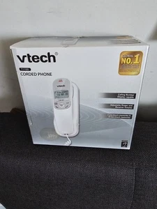 VTECH T1100 WHITE and GREY CORDED TELEPHONE CALLER ID - Picture 1 of 1