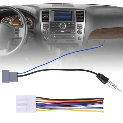 Car Stereo Wiring Harness Adapter CD Radio Cable Install Plugs For Nissan70-7552 - Image 1 of 4