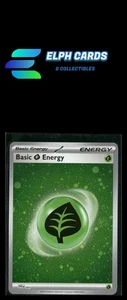 Pokemon SV01: Scarlet & Violet Base Set #001 Basic Grass Energy (Cosmos Holo) - Picture 1 of 2