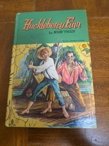 Huckleberry Finn by Mark Twain 1955 Whitman Classics #1606 Tom Sawyer's Comrade - Picture 1 of 6