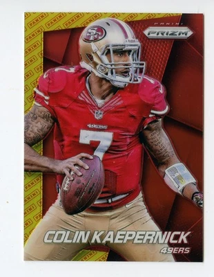 COLIN KAEPERNICK 2014 PRIZM RED GOLD REFRACTOR #179 49ERS RARE SP - Image 1 of 2