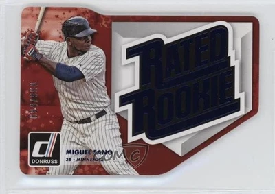 2016 Panini Donruss Rated Rookie Die-Cuts Blue /999 Miguel Sano #RRDC1 RC - Image 1 of 2