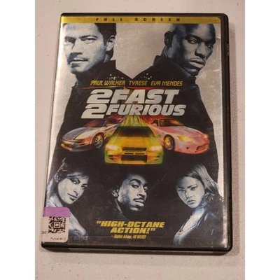 Universal Pictures 2 Fast 2 Furious DVD Full Screen Action - Image 1 of 2