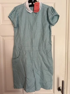 NEW Girls School Uniform Green Summer Play suit 11-12 Years Marks & Spencer - Picture 1 of 2