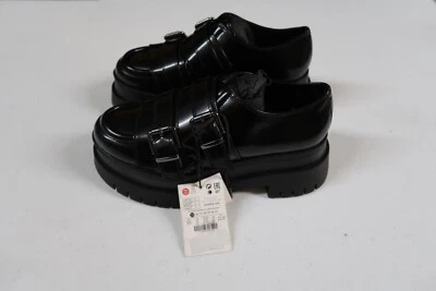 *NWT* Bershka Women's Platform Boots Buckle Closure US Size 5 - Image 1 of 4