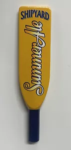 Manija de grifo de cerveza Shipyard Brewing Co. VERANO Ale Paddle 11,75"" Maine faltave bar - Imagen 1 de 4