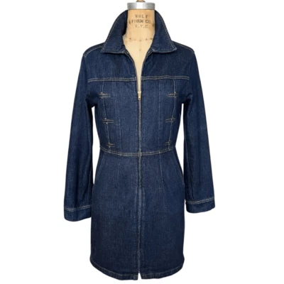 Vestido jeans vintage enxágue FRAME tamanho P - Imagem 1 de 4