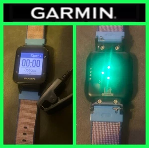 Mens Garmin Forerunner 45 GPS Running / Watch Tested ✅ +oem Cord & Band - Picture 1 of 5