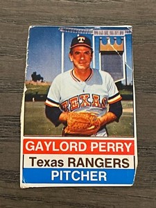 1976 Hostess Gaylord Perry #4 Texas Rangers
