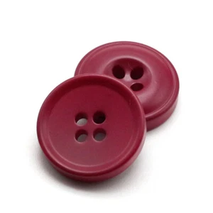 10Pcs Round 4-Hole Sewing Resin Buttons DIY for Overcoat Blazer Trench Coat - Picture 1 of 17