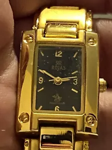 Reloj Rojas Polo Club Chapado en Oro 21K Dureza Cristal - Imagen 1 de 11