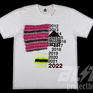 DOVER STREET MARKET GINZA X MARNI 10TH ANNIVERSARY TEE WHITE XL 2022 T-SHIRT - Picture 1 of 3