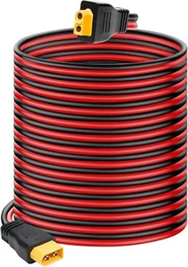 10AWG XT60 Extension Cable 30FT, with Male to Female 30 FT  - Picture 1 of 6