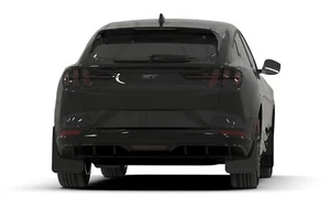 Guardabarros Rally Armor con logotipo negro metálico para Ford Mustang Mach-E 2021-2025 - Imagen 1 de 6