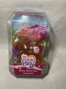 My Little Pony 2005 G3 Crystal Princess Divine Shine Glitterbelle In Box MLP - Picture 1 of 14