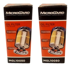 2 ea. MICROGARD MGL10050 Oil Filter for select Ford Trucks 2015-2024 / CH11955 - Picture 1 of 5