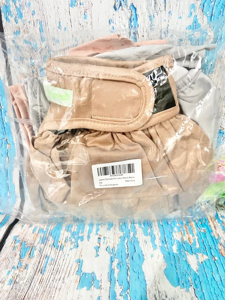 wegreeco Dog Diapers Female (3 Pack), Highly Absorbent Puppy Doggie Dog Diapers - Image 1 of 1