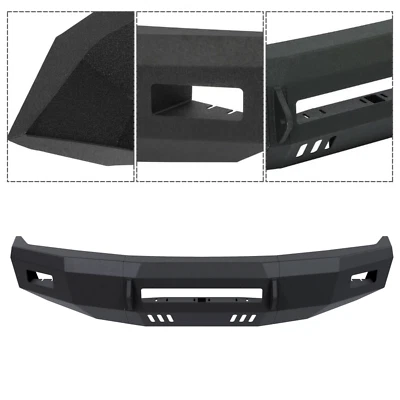 For 2008 2009 2010 F250 F350 Super Duty Steel Front Bumper Black Powder Coated - Image 1 of 4