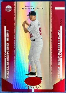 /100 MIRROR Red: JASON BARTLETT 2004 Leaf Certified Materials #275, /100 - Picture 1 of 6