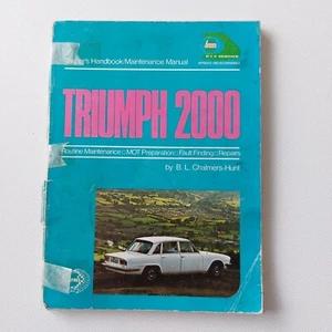 Triumph 2000 Owner's Handbook/Maintenance Manual Chalmers-Hunt Haynes from 1963 - Picture 1 of 2