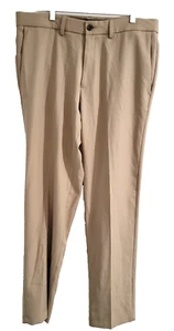 Haggar Men's In Motion Performance Stretch Straight Perfect Fit Pants 36x34 - Picture 1 of 5