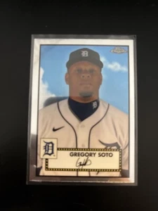 2021 Topps Chrome Platinum Anniversary #390 Gregory Soto Tigers - Picture 1 of 2