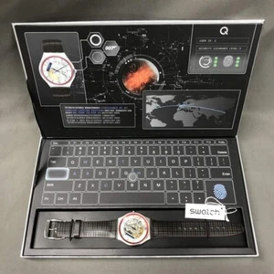 SWATCH x 007 2Q SKIN Irony Edition SS07Z102 Battery-powered Limited Rare - New - Picture 1 of 8