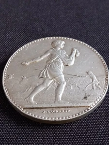 Ancienne médaille du ministère de l'Agriculture en argent - Picture 1 of 3