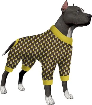LovinPet Dog PJs Polyester-Blend Snowflake Skin Protection Winter for M-3XL Dogs - Image 1 of 4