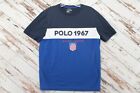 Polo Ralph Lauren T-Shirt Mens Small Performance Tee 1967 USA Red White Blue