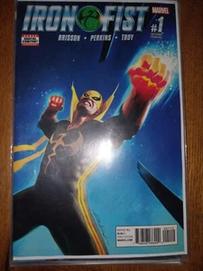 MARVEL IRON FIST #1 MISIÓN PERKINS TROY SEGUNDA IMPRESIÓN NUEVO - Imagen 1 de 1
