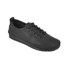 Mod Comfys Womens Ladies Flexi Softie Leather Trainers Df2068