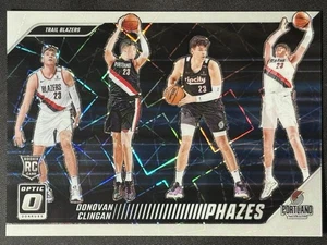 Estuche Optic Phazes Lazer Prizm 2024-25 Hit SSP Donovan Clingan RC Rookie #25 - Imagen 1 de 6