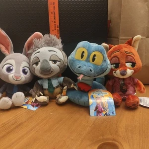 4Disney Zootopia 2 Peluche Flash Perezoso Gary De'Snake Nick Wilde Judy Hopps 7" 2025 - Imagen 1 de 12
