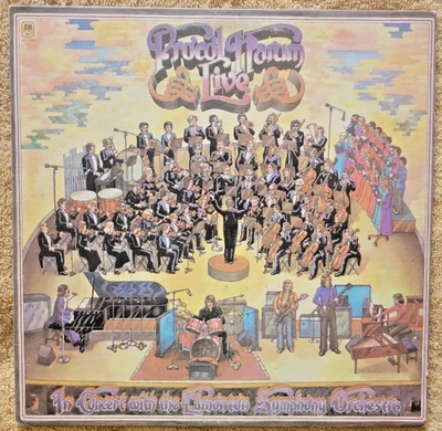 PROCOL HARUM LIVE IN CONCERT w/EDMONTON SYMPHONY ORCHESTRA 12" LP WOW! - Imagem 1 de 4
