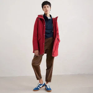 Seasalt Cornwall RIVER SEA WATERPROOF COAT Dahlia UK 24 New RRP £150.00 - Picture 1 of 8