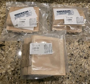 (17) ET511PK Replacement Vacuum Bags Compatible Oreck Dutchtech 1100 1200 1300 - Picture 1 of 3