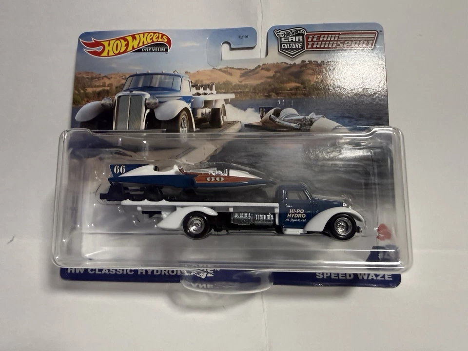Hot Wheels Premium Team Transport HW Classic Hydroplane/Speed Waze #49 Foto 1 de 1