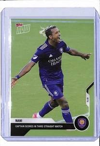 2021 TOPPS NOW MLS #23 NANI - PRINT RUN 71 - CAPTAIN SCORES IN 3 STRIAGHT MATCH! - Picture 1 of 2
