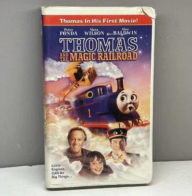 Thomas Tank Engine & Friends Magic Railroad VHS Video Tape Movie Train Clamshell - Image 1 of 4