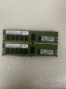 2 Samsung 8GB 1Rx4 PC4-2133P-RC1-11-P20 ECC REG Server Memory - Picture 1 of 1