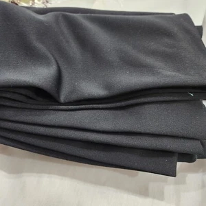 Vintage schwarz 2-Wege Stretch Polyester - leicht - 60" breit 2,5 Yards - Bild 1 von 5
