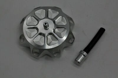 NEW Vito's aluminum Gas tank cap + billet vent cap Suzuki Z400 Kawasaki KFX400 - Image 1 of 4