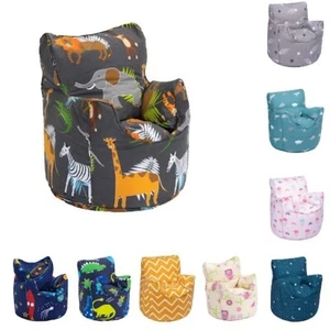 Kids Bean Bag Chair Children Gaming Beanbag Armchair Play room Toddler Pouffes - Picture 1 of 37