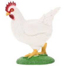Rooster Hen Farm Figurines for Home Kitchen Garden Model Educational Prop