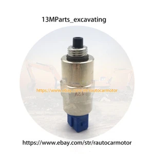 643244 Stop Solenoid Shutdown Solenoid 1472645 For CAT E320D2  312C 3054C - Picture 1 of 7