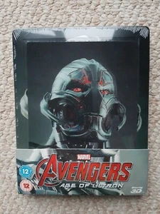 MARVEL: AVENGERS - AGE OF ULTRON (2015) UK Region B 3D Lenticular Steelbook NEW - Picture 1 of 6