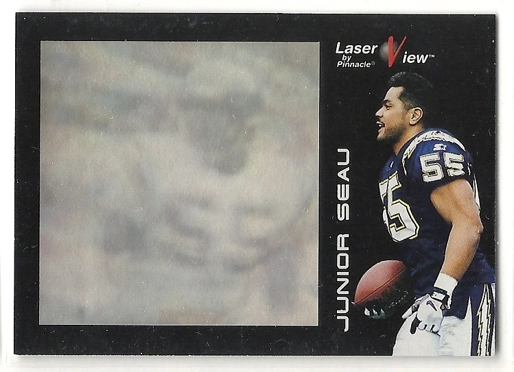 1996 Pinnacle Laser View Football - #15 - Junior Seau - San Diego Chargers - Image 1 of 1